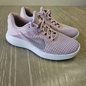 Nike Lunarlon Shoes  Womens Running Sneakers Lilac/Purple Size 8